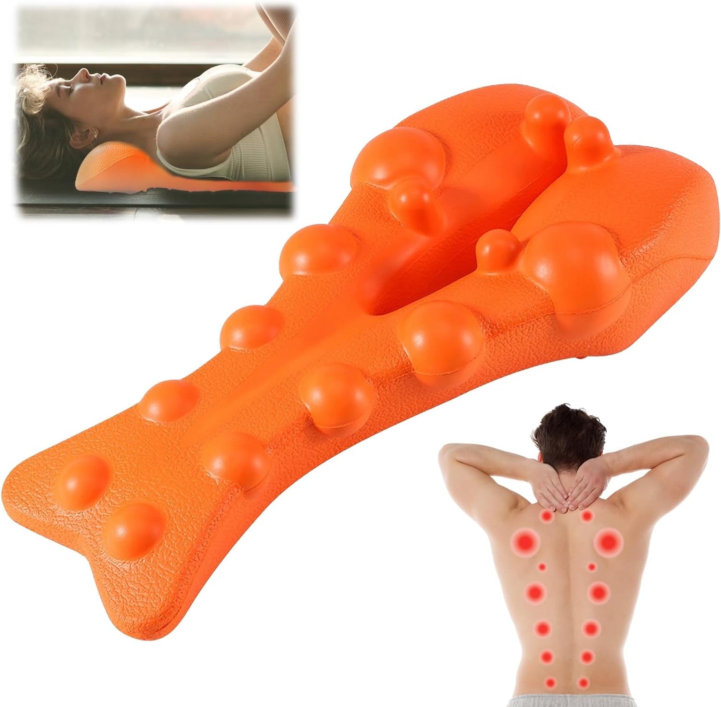 Acupressure Relaxer for Neck, Upper Back, and Shoulders Tool