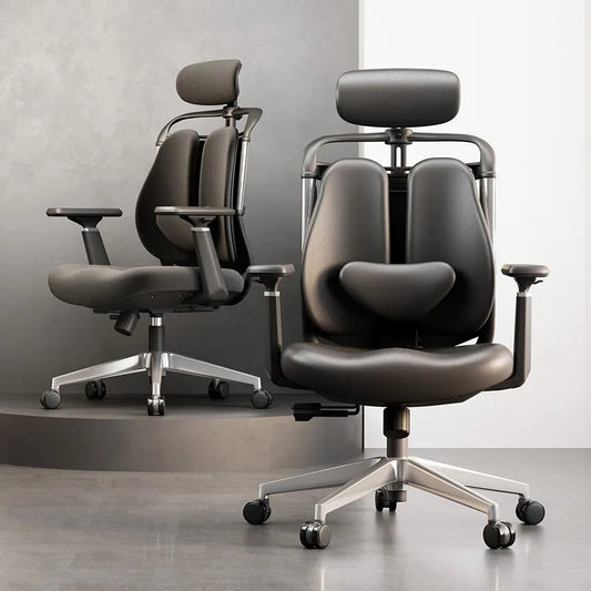 Ergonomic Office Chair with Rotating Individual Pillow,
