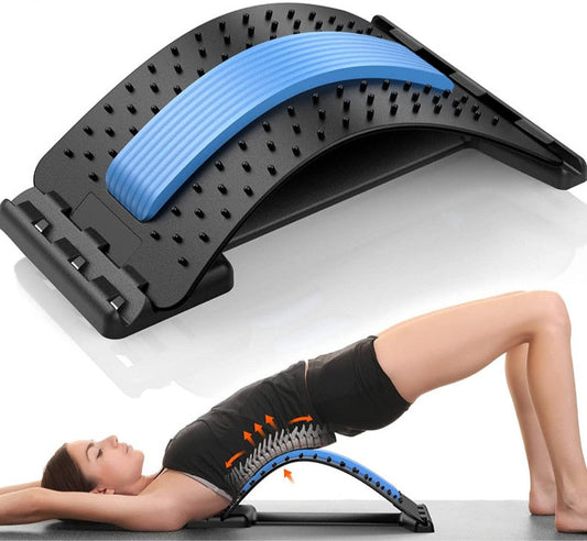 Back Stretcher Magnetotherapy Multi-Level Adjustable Massager.